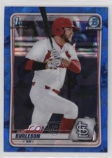 2020 Bowman Chrome Draft Sapphire Edition Alec Burleson #BD-45 2x6