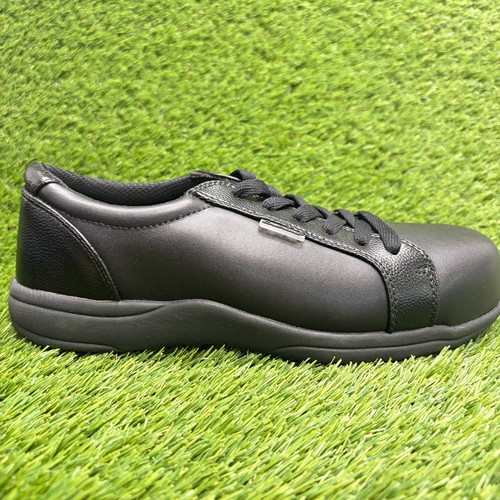 Genuine Grip Endrina Selena Womens Size 9 Black Leather Composite Toe Work Shoes