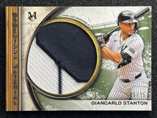 Topps 2025 Museum Momentous Material JUMBO Patch /15 Giancarlo Stanton Yankees