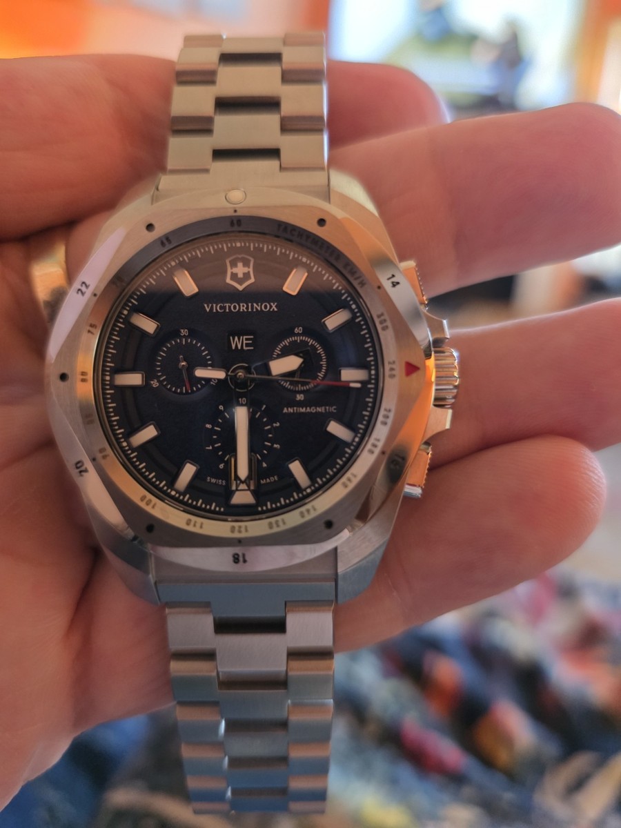 Victorinox I.N.O.X. Chronograph Quartz Blue Dial Men's Watch