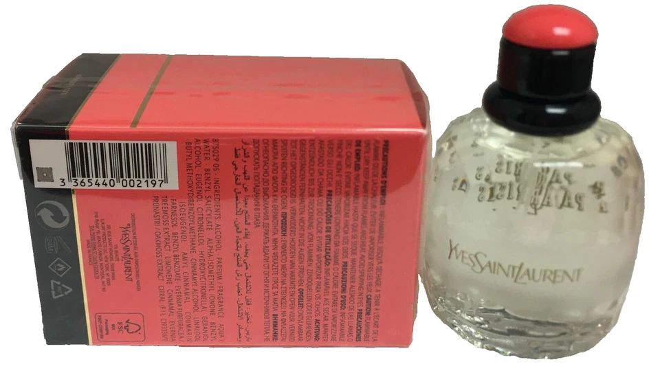 PARIS By Yves Saint Laurent Para Mujer 4.2oz125ml EDT Spray En Caja Nuevo Foto 3 de 4