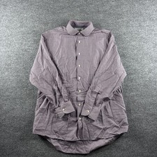 Charles Tyrwhitt Dress Shirt Mens 17 Plaid Button Down Long Sleeve Classic Fit