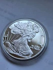 2 oz Walking Liberty silver round .999