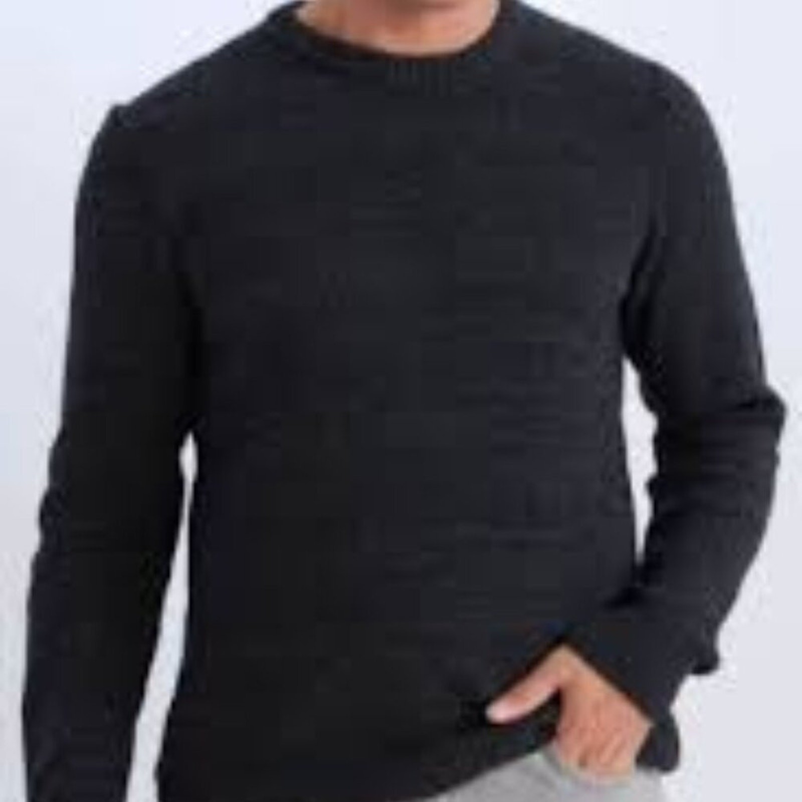 DeFacto Standard Fit Textured Basic Knitwear Pull… - image 8