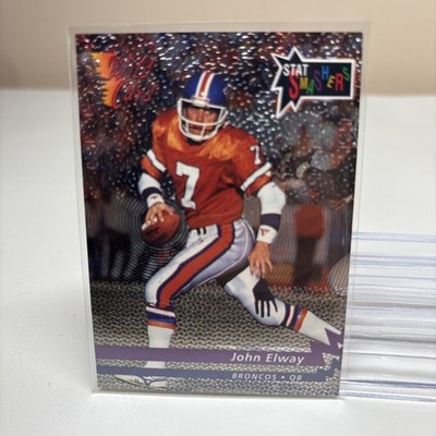 1992 Wild Card #SS-4 John Elway Stat Smashers