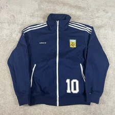 Argentina Football Jacket Track Top Soccer #10 World Cup Size XL
