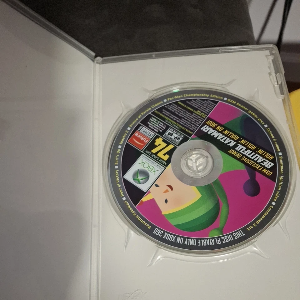 Hermosa revista de discos de demostración Katamari #74 (Xbox 360) septiembre 2007 - (CIB) Foto 3 de 3