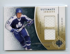 2009-10 Upper Deck Ultimate Collection Dual Jersey /100 Borje Salming #UJ-SA HOF