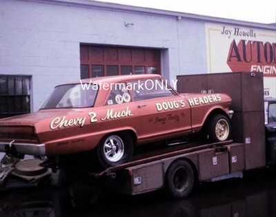 ''Doug's Headers'' ''Chevy 2 Much'' 1965 Chevy ''2'' early NITRO Funny Car PHOTO! #13
