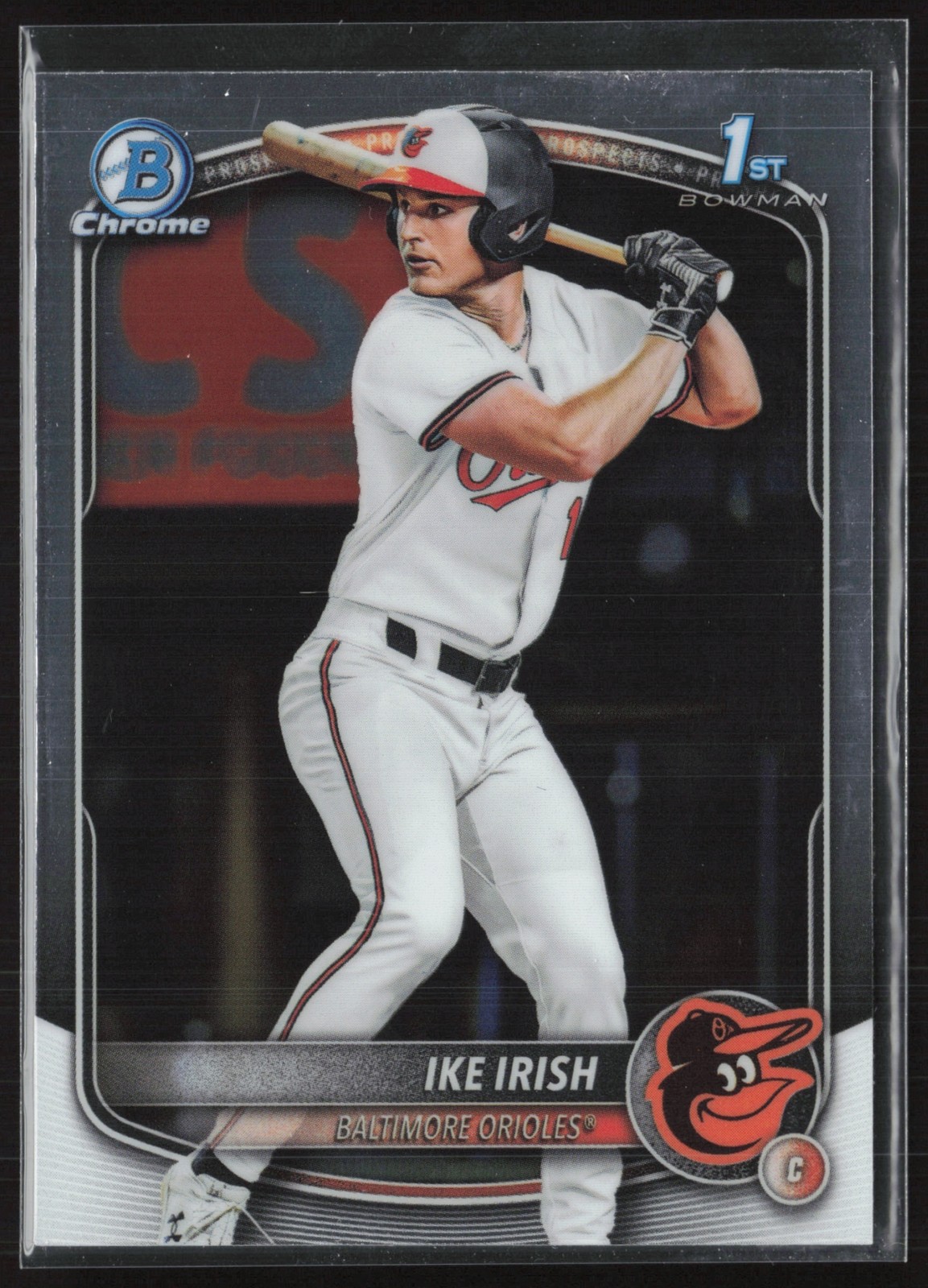 2025 Bowman Draft Ike Irish Chrome Baltimore Orioles #BDC-16 1st Prospect