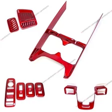 8PCS Interior Decoration Cover Trim Kit For Hyundai Santa Fe 2024-26 Accessories