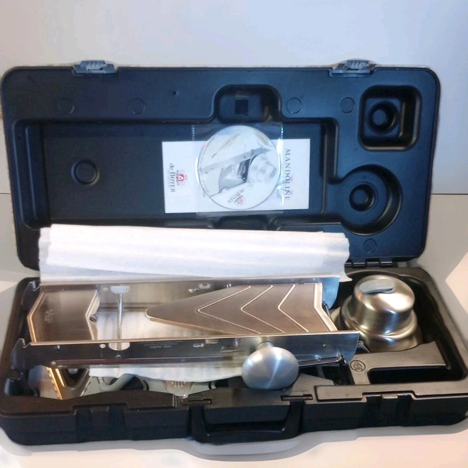 De Buyer France La Mandoline Professional Slicer with Case *New*