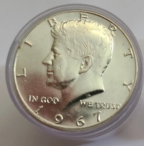 1967 JFK Kennedy BU 40% SILVER HALF DOLLARS Roll