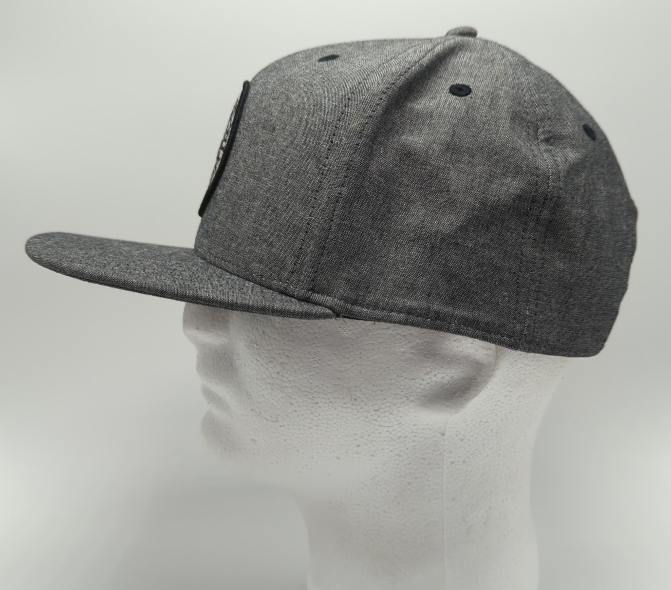 Baked Wings hat gray adjustable snapback cap - image 3