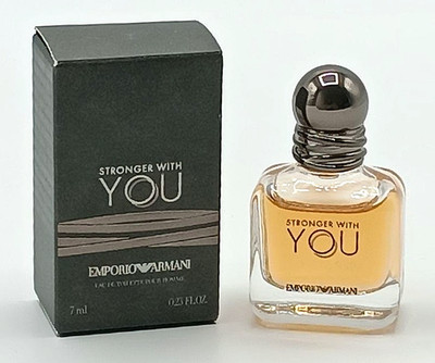 ARMANI Stronger With You 7 ml Eau de Toilette Miniatur Neu & Ovp Herren-EdT-Mini