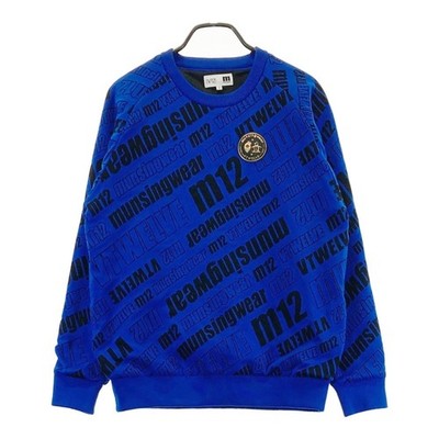 Size: M V12 VITUELV V12xMUNSINGWEAR Knit Sweater Lined Logo Total Used STST-0
