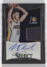 2012-13 Panini Select 350/399 Miles Plumlee #290 Auto 0s3