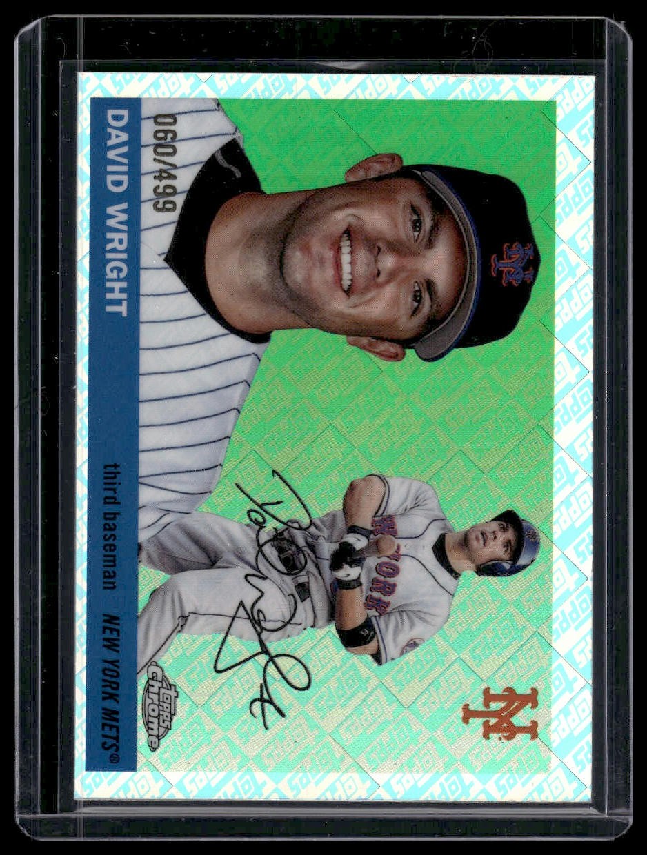 2025 Topps Chrome Platinum #483 David Wright Topps Refractors #/499