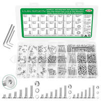 820 StüCk M2 M3 M4 Schrauben Set, Senkkopfschrauben Muttern Set, Innensechskants