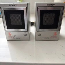 Sony APM 090 portable Amplifier Powered speakers battery or AC not tested