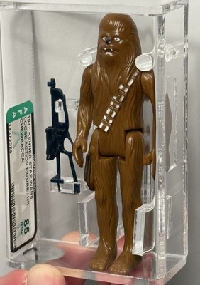AFA 85 Star Wars 1977 Loose Chewbacca Original First 12 HK Fantastic Example NM+
