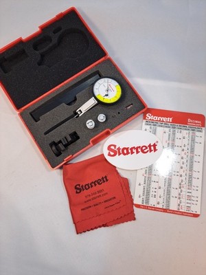 Starrett 708B Precision Dial Test Indicator Set .0001'' with Case and Accessories