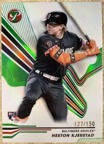 2024 Topps Pristine - Green Refractor #26 Heston Kjerstad Rookie /150 (RC) - Picture 1 of 4