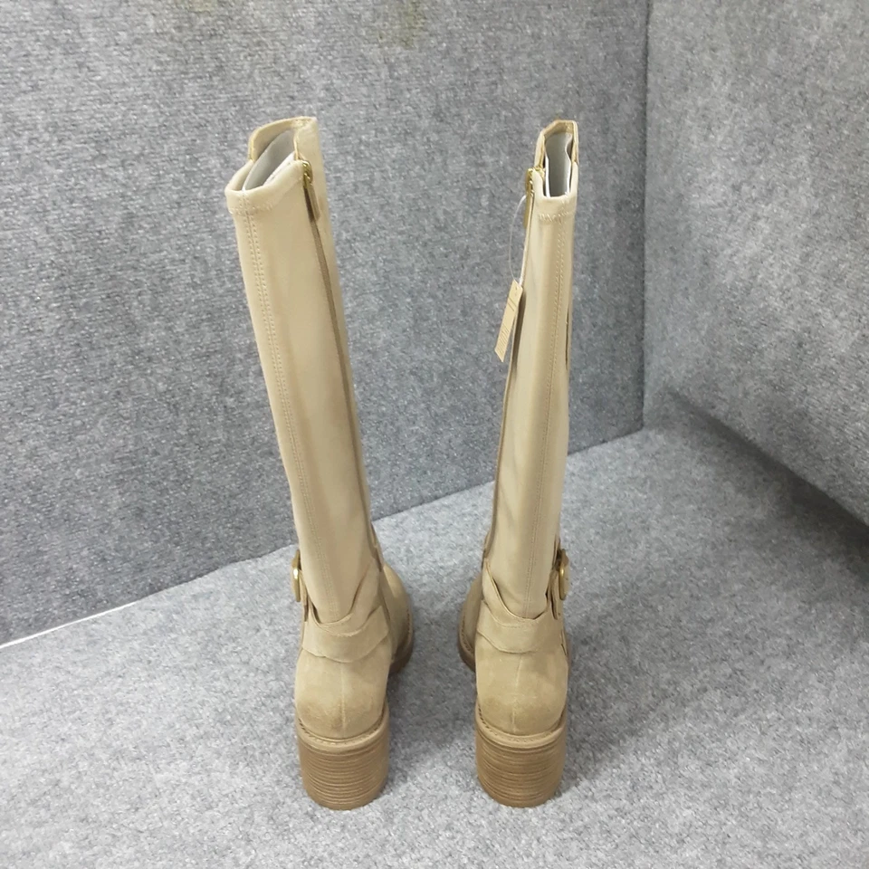 Vince Camuto女式麂皮绒高筒靴Vianah 8.5M玉米饼 — 第 3/4 张图片