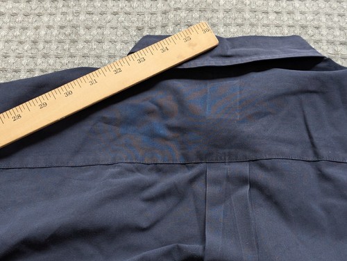 J Crew Shirt Men Extra Large Blue Poplin Button Down Long Sleeve Classic Fit - Picture 15 of 16