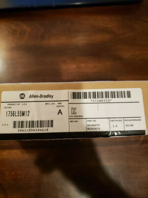 1 PCS New Sealed AB 1756-L55M12 /A Processor 750KB Memory FRN 1.4 In Box In US