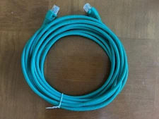 NEW CAT-5 LAN Cable RJ45 Crossover Cable  24AWG/4P Green color 