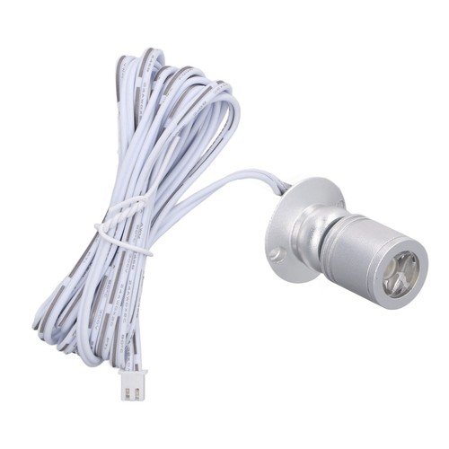 (Silver White Light)4pcs LED Display Spot Lights 5V Dimmable USB Mini - Picture 16 of 24