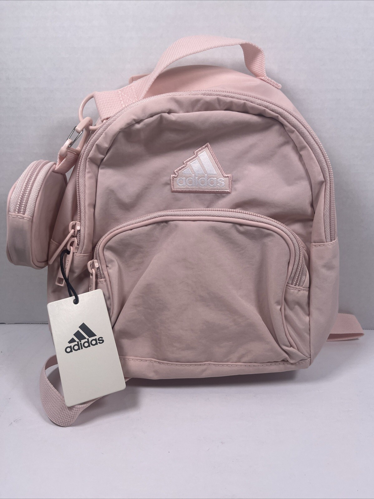 Adidas Mini Backpack in Sandy Pink - Stylish & Compact