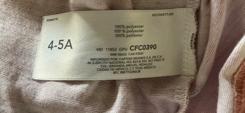 Size 4-5 Childs Nightgown - Picture 4 of 4