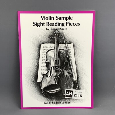 Violin Sample Sight Reading Pieces By Leonard Smith Trinity College Sheet Music