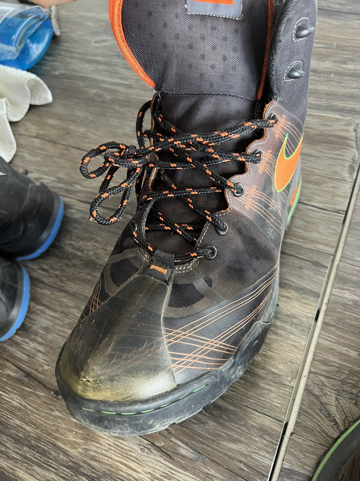 Size 12 Nike Zoom Ashiko ACG Anthracite Team Orange for sale online