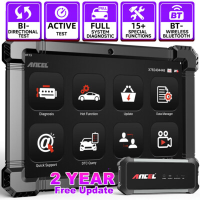 Bidirectional Scanner Bluetooth OBD2 Scan Tool All System Diagnostic Active Test