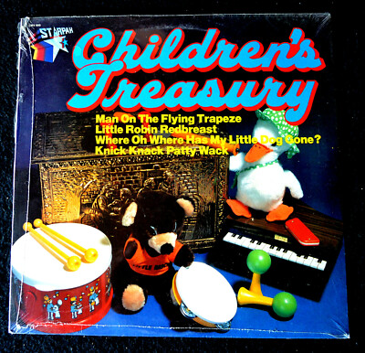 CHILDREN'S TREASURY-STARPAK RECORDS-NURSERY RHYMES-1980-SEALED LP