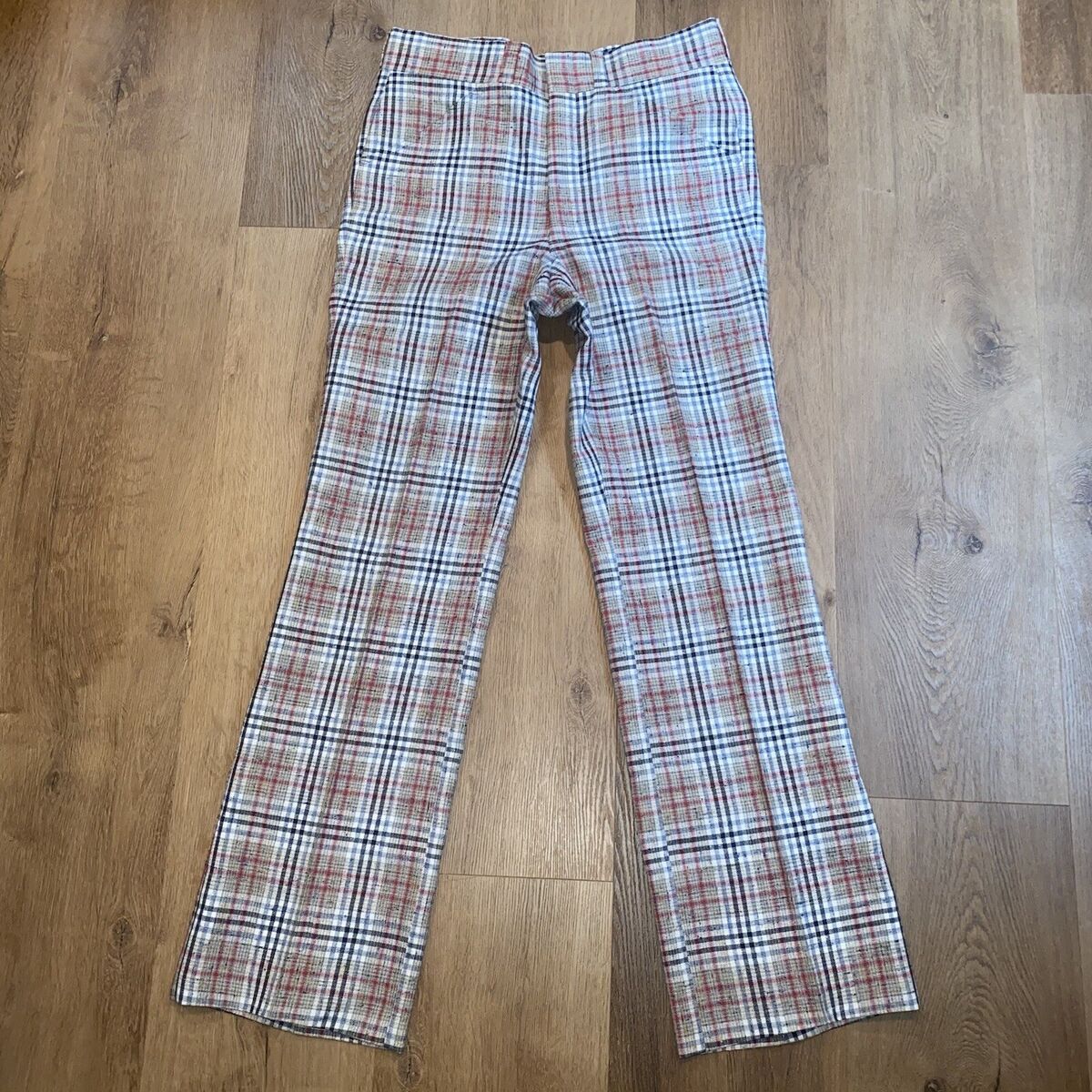 Vintage Asher Pants Mens 33 33 Wool Plaid Old Man Golf Dress Vintage Asher Pants Mens 33 33 Wool Plaid Old Man Golf Dress