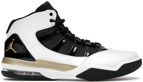 Jordan Max Aura White Black Gold