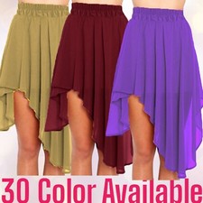 2 Side Asym Skirt Designer 2 Side Skirt Fancy Stylist Designer Skirt C38