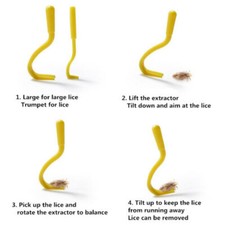 2pcs Tick Remover Mites Twister Out Set Dual Teeth Twister Hook