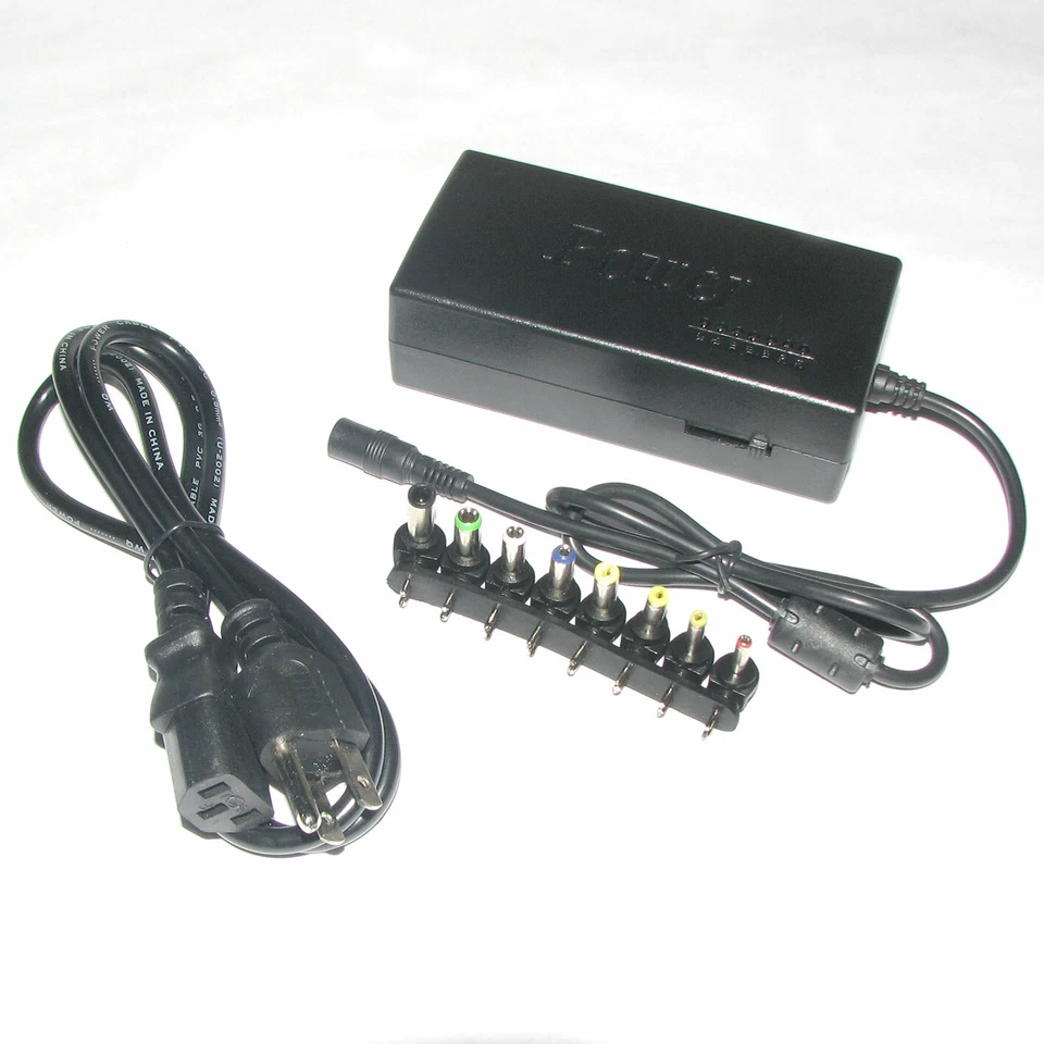 Universal Laptop Car and Airplane AC DC Adaptor 12V-24V 4-4.5A output multi plug - Image 4 of 4