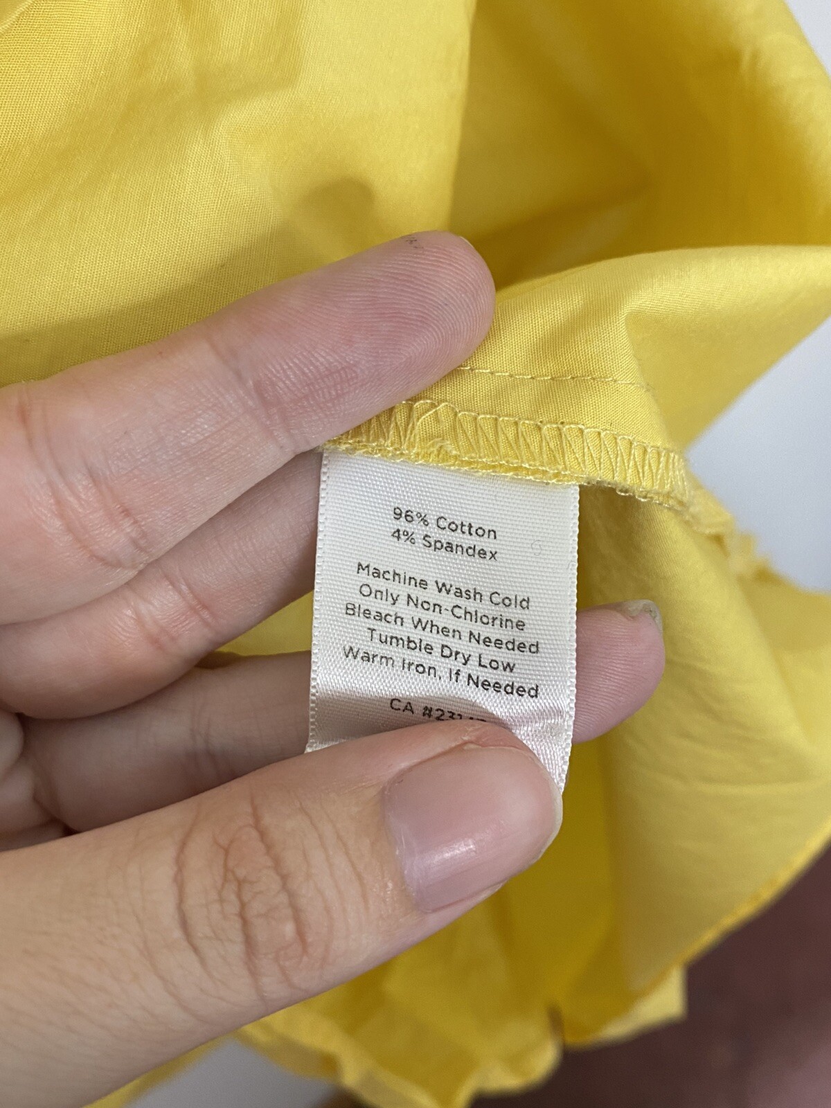 Talbots Petites Dress Mustard Yellow Wrap Dress Pocke… Gem