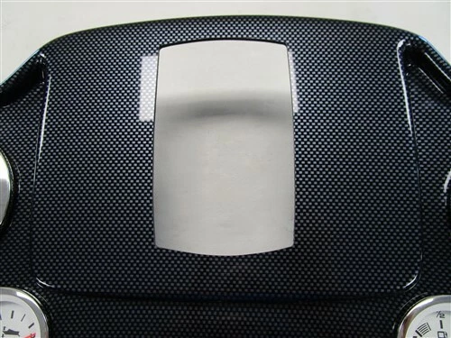 LOWE F2152160425 GAUGE SET OF (4) PANEL CARBON FIBER 20 1/2" X 9 3/4" BOAT - Image 2 of 4