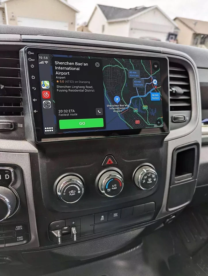 Android 15 Car GPS Radio Stereo Carplay For Dodge Ram 1500 2500 3500 2013-2019 Foto 3 de 4