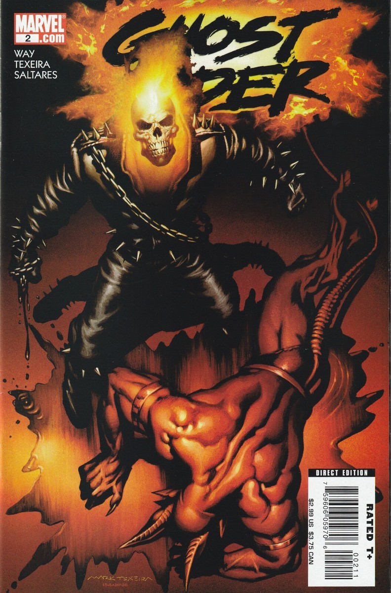 MARVELCOMICS GHOSTRIDER1〜3 ゴーストライダー　和訳版 GHOST RIDER #1, 2, 3, & 4 / DANIEL WAY / MARK TEXEIRA