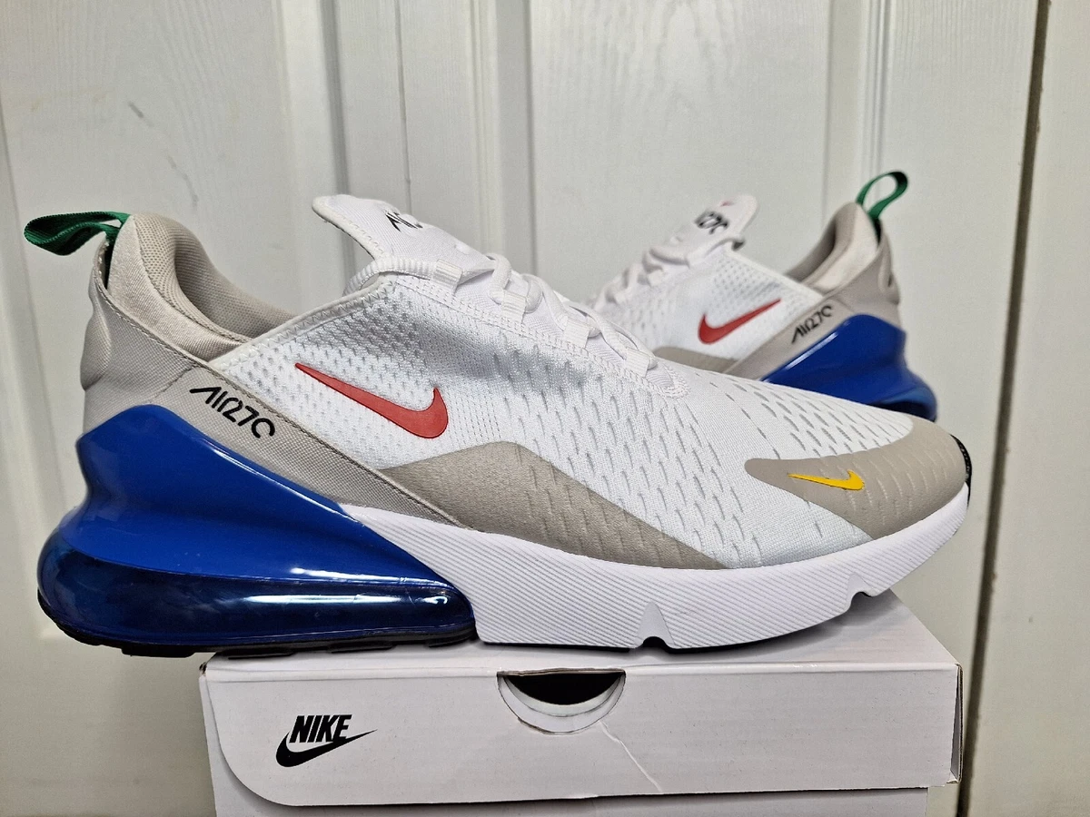 Nike air 270 top white blue red