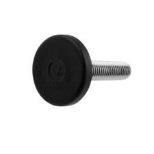 2x 431003-ELE2 431003 foot stiff, with pin diameter base: 25mm M6 technopolymer P