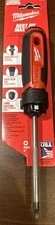 Milwaukee Tool Mt218 4 In. #2 Square Cushion Grip Screwdriver USA - NEW!!